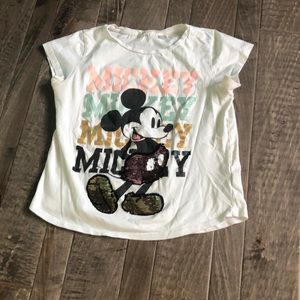 Flip side Mickey Mose t shirt